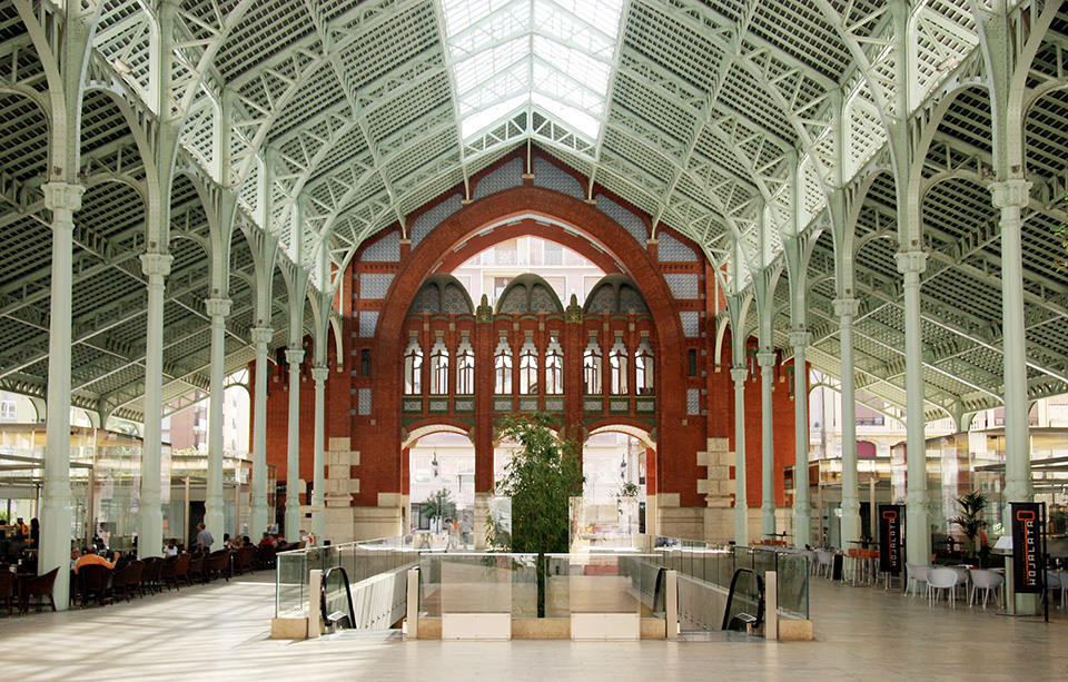 Imagen del interior de Merccado Colón