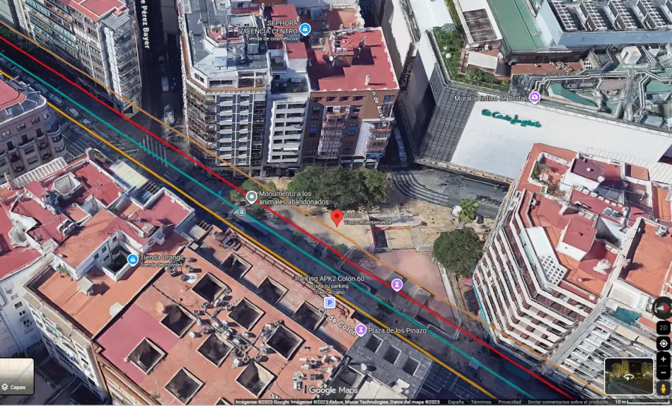 Metro Colón Valencia - Imagen Google Maps