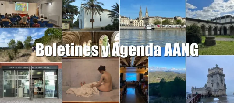 Cartel de Boletines y Agenda de Amigos Nau Gran.